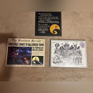 The Nightmare Before Christmas Wall Art Set